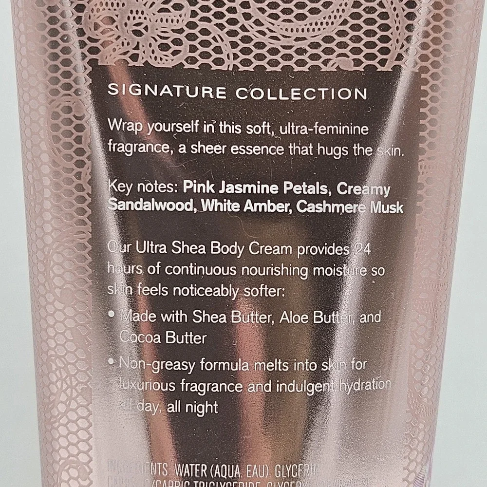 Bath & Body Works 8 Oz Pink Cashmere‎ Ultra Shea Body Cream NEW